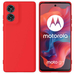 Liquid Silikonhülle Motorola Moto G04 - Rot