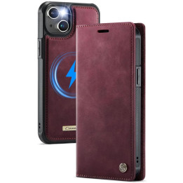 CaseMe Handyhülle C49 2in1 Apple iPhone 15 Plus – Crimson red