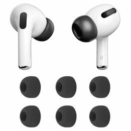 Ohrpolster 6-pack (M) für Apple AirPods Pro - Schwarz