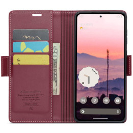CaseMe Handyhülle 023 für Google Pixel 11a - Burgund