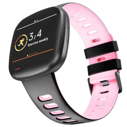 Twin Sport Armband Samsung Galaxy Gear S3 - Svartgrå